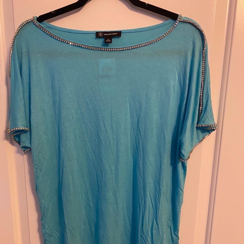 Bling lined tee shirt